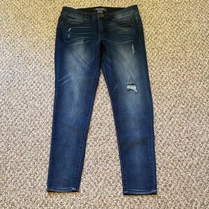 Democracy Women's Skinny Jeans - Dark Blue